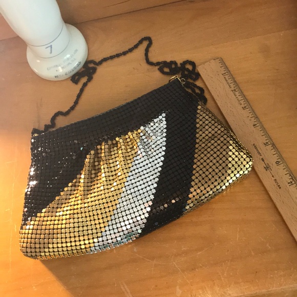 Vintage Black, Gold, and silver evening bag - Picture 5 of 5